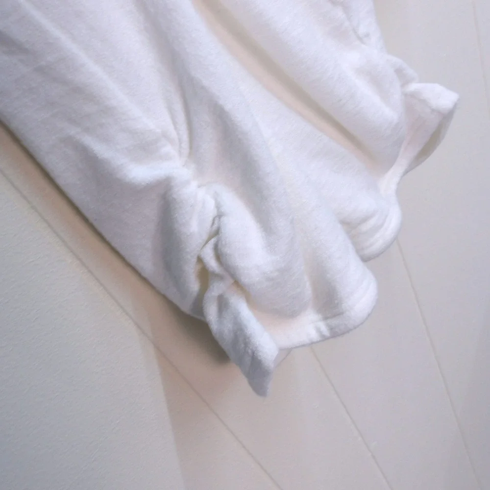 41 Hawthorn White Wrap‎ Front Sweater Top Boho Casual Versatile Size S / #1220